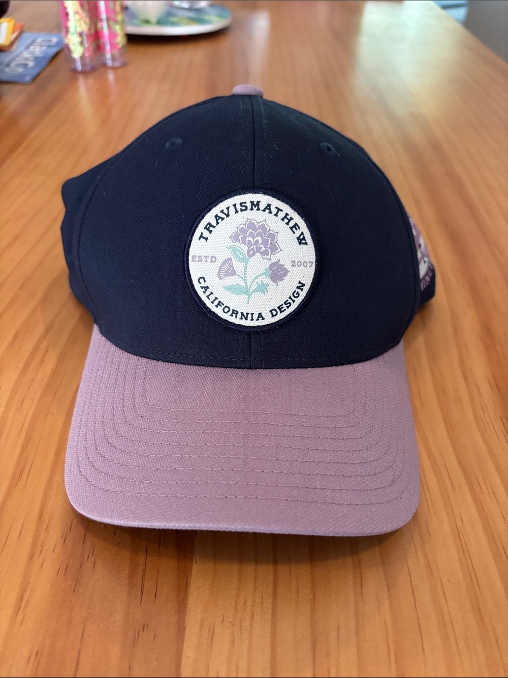 TravisMathew Two-Tone cap. California Design. Wente Vineyards